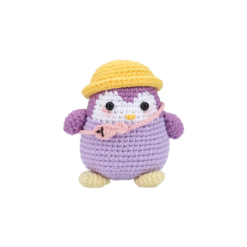 Penguin Family Handmade Crochet DIY Craft Kit