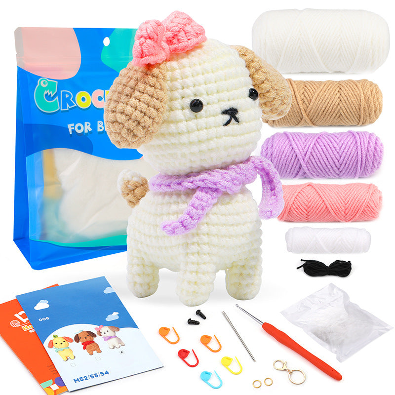Dog Handmade Crochet DIY Material Kit