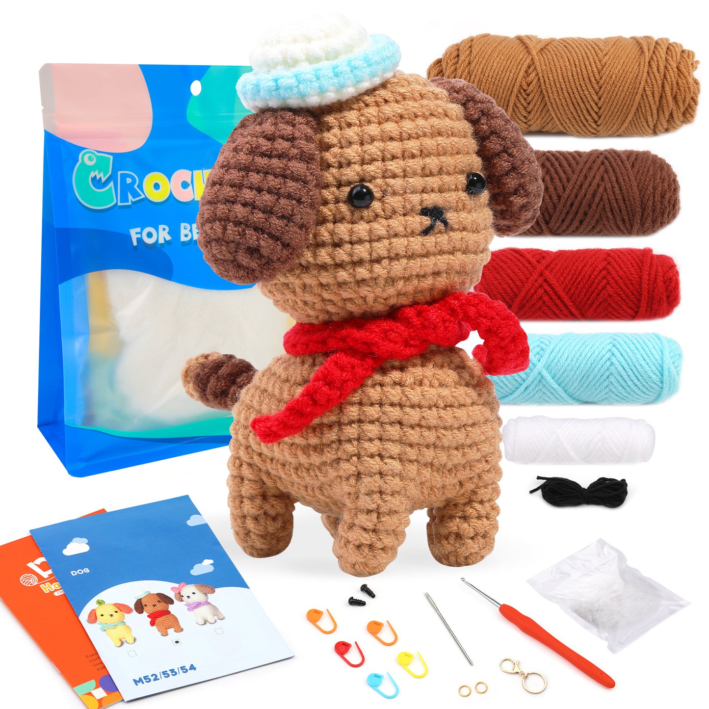 Dog Handmade Crochet DIY Material Kit