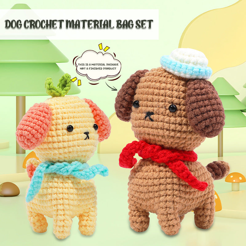Dog Handmade Crochet DIY Material Kit