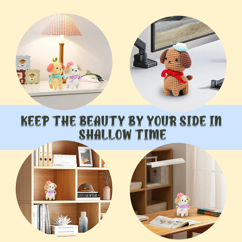 Dog Handmade Crochet DIY Material Kit