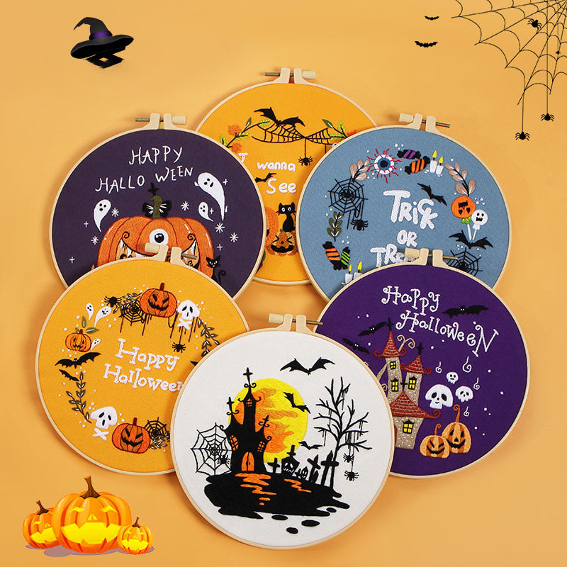 Haunted Halloween Embroidery Kit