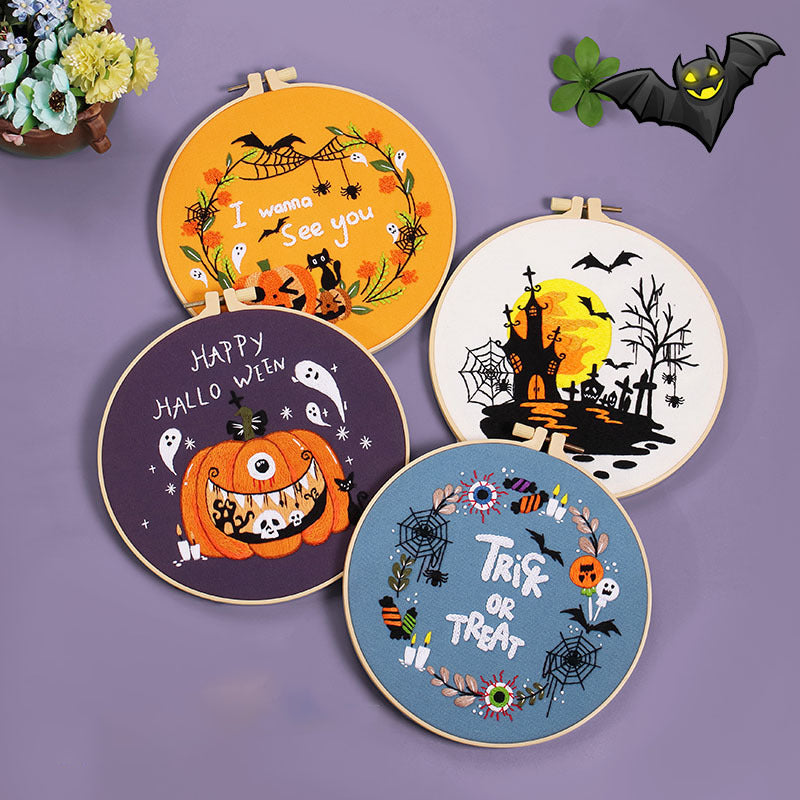 Haunted Halloween Embroidery Kit