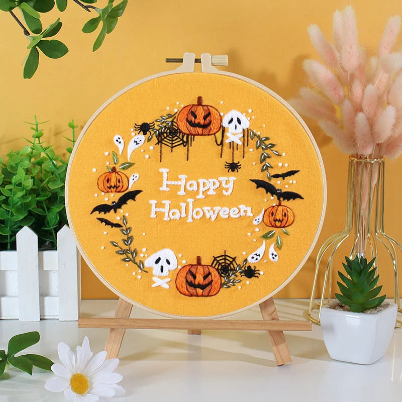 Haunted Halloween Embroidery Kit