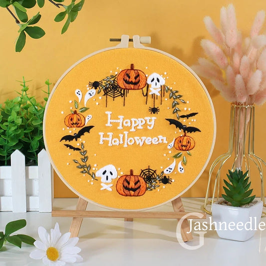Haunted Halloween Embroidery Kit