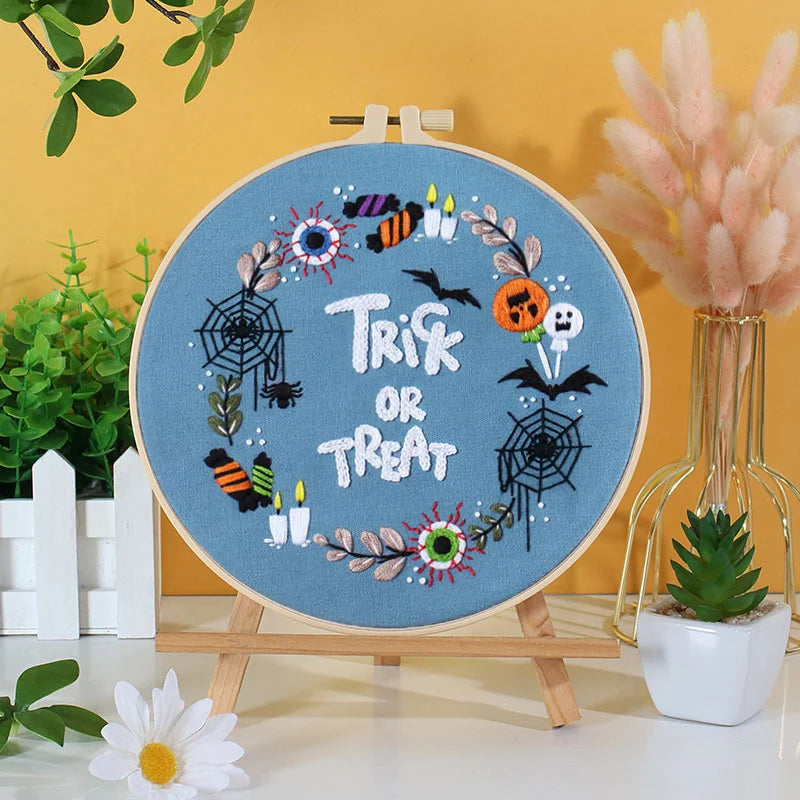 Haunted Halloween Embroidery Kit