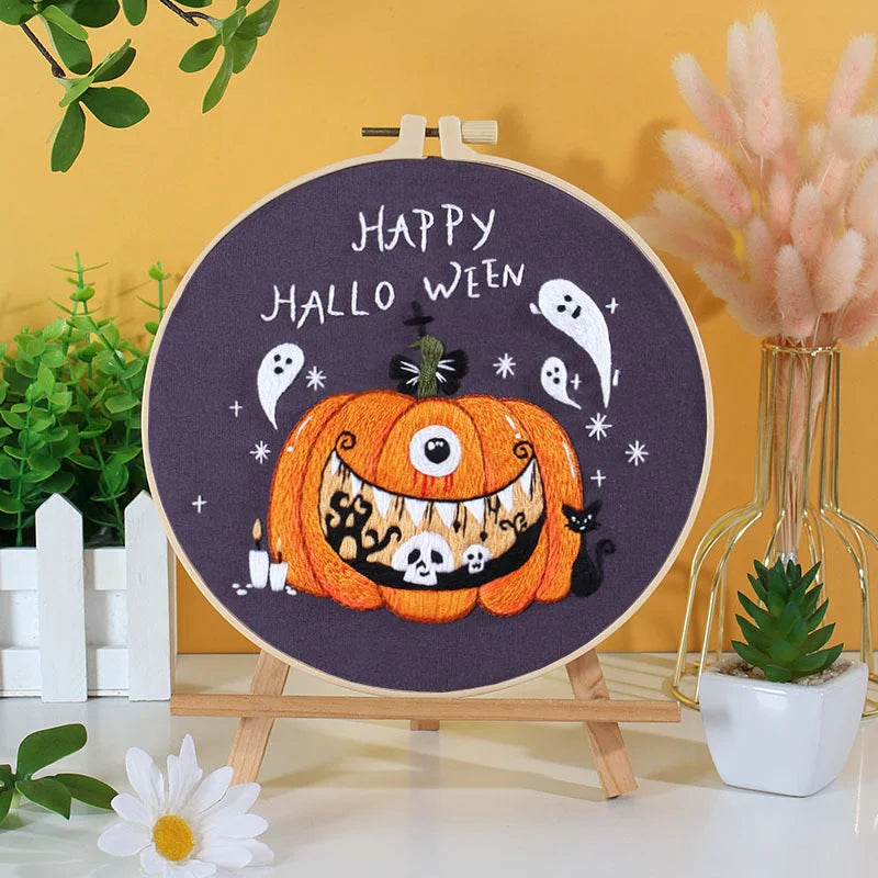 Haunted Halloween Embroidery Kit