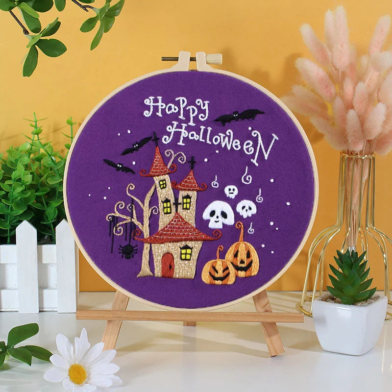 Haunted Halloween Embroidery Kit