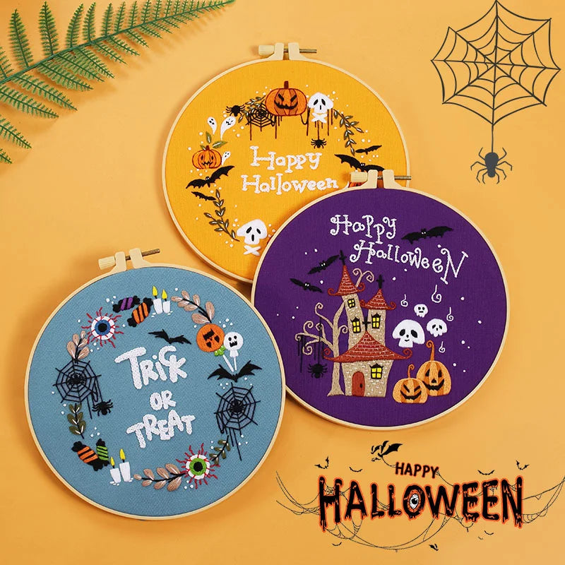 Haunted Halloween Embroidery Kit
