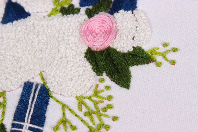 Floral Bouquet Embroidery Kit
